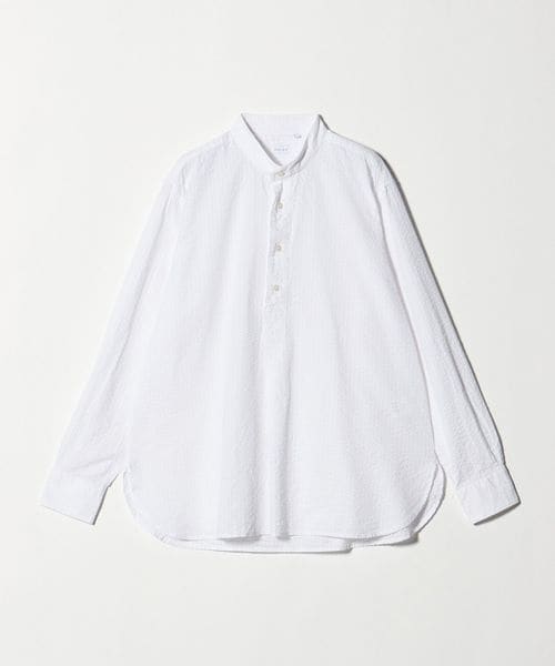 ORIAN/＜ORIAN＞ シアサッカー バンドカラー プルオーバー/シャツ / ブラウス