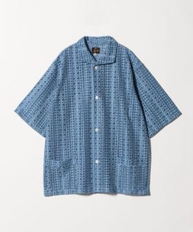 NEEDLES/＜NEEDLES＞Widespread Collar Shirt Raschel Lace/レース ショートスリーブシャツ/シャツ / ブラウス