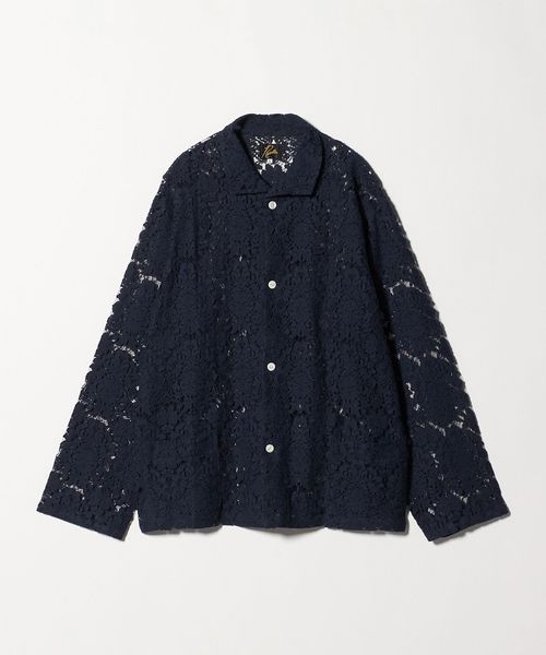 NEEDLES/＜NEEDLES＞Widespread Collar Shirt Raschel Lace/レース シャツ/シャツ / ブラウス