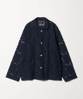 NEEDLES/＜NEEDLES＞Widespread Collar Shirt Raschel Lace/レース シャツ/シャツ / ブラウス