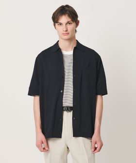 UNITED ARROWS/ウール/ペーパーヤーン ニットシャツ/シャツ / ブラウス