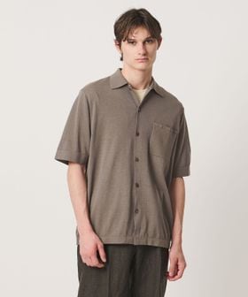 UNITED ARROWS/ウール/ペーパーヤーン ニットシャツ/シャツ / ブラウス