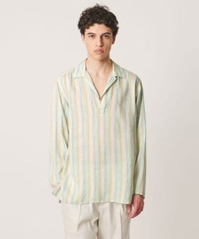 SOVEREIGN/＜SOVEREIGN＞マルチストライプ スキッパーシャツ/シャツ / ブラウス