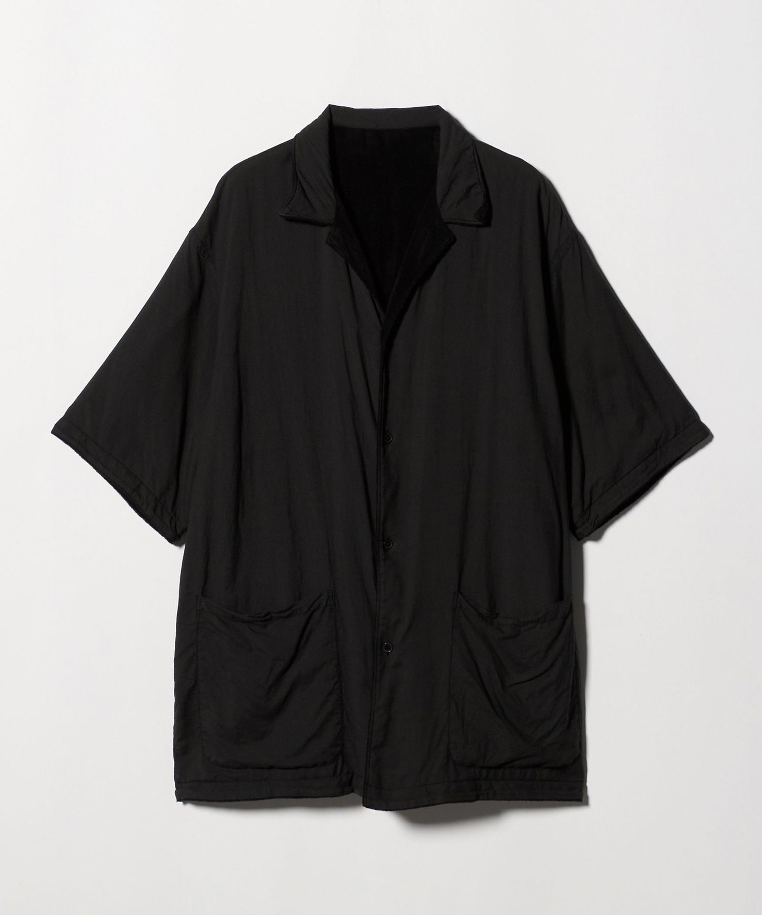 COMOLI＞リバーシブル ショートスリーブ シャツ
