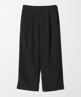 District/＜District＞ポリエステルタッサー 1プリーツ ワイド イージーパンツ/イージーパンツ