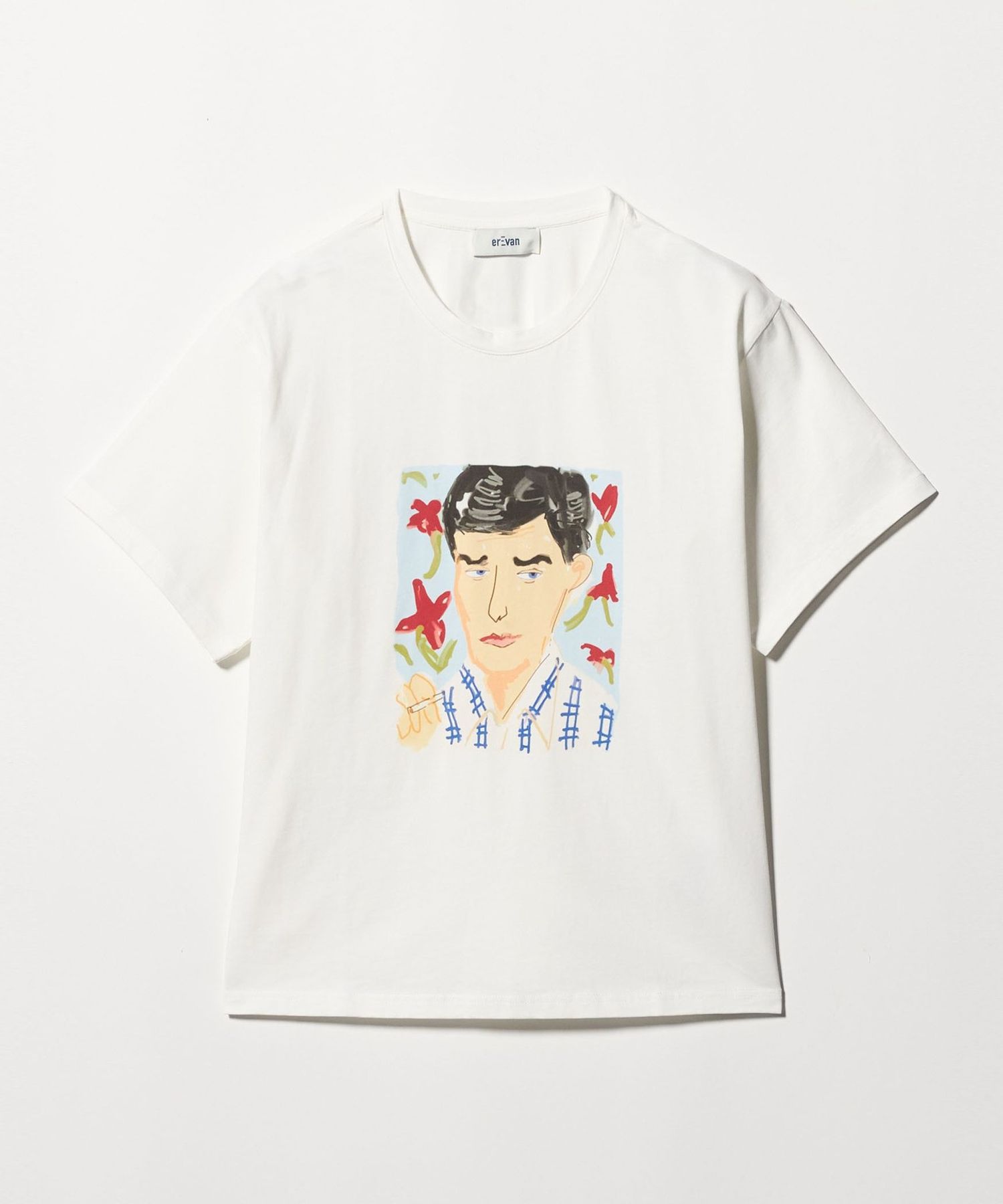 erEvan＞プリント Tシャツ