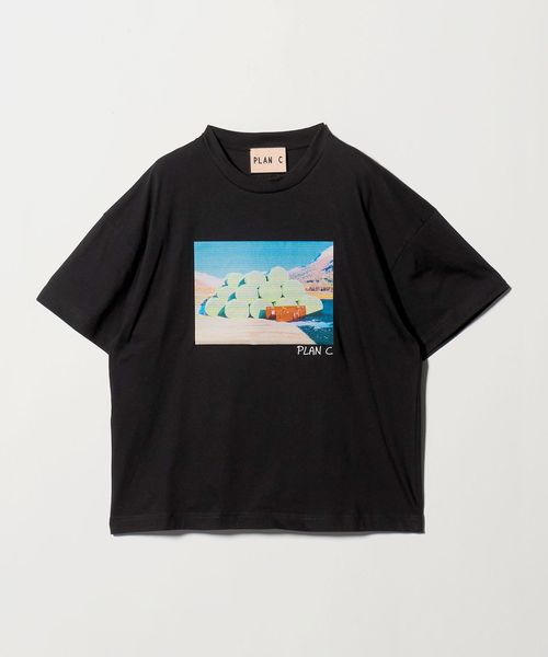 PLAN C/＜PLAN C＞プリント Tシャツ/Tシャツ / カットソー