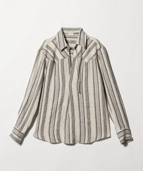 Eric Bergere/【別注】＜Eric Bergere＞Wild West/ストライプ プルオーバーシャツ/シャツ / ブラウス