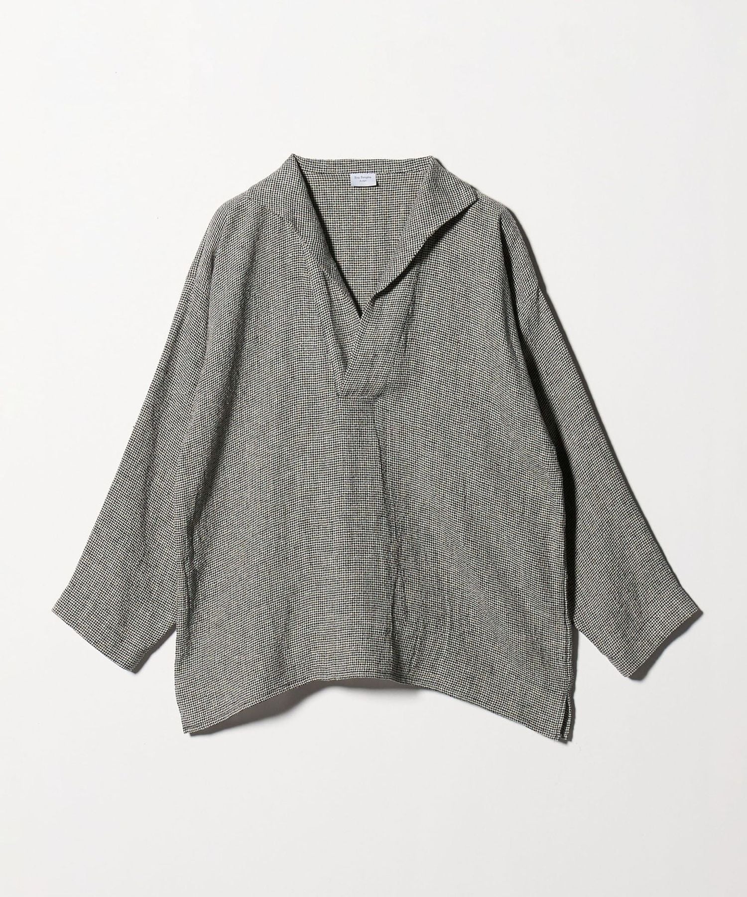 別注】＜Eric Bergere＞ROUSTY/ハウンドトゥース プルオーバーシャツ