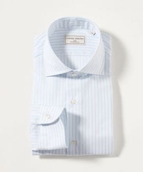 UNITED ARROWS/イージーケア AG パナマ ストライプ ワイドスプレッドカラー シャツ 抗菌防臭 通気性/シャツ / ブラウス