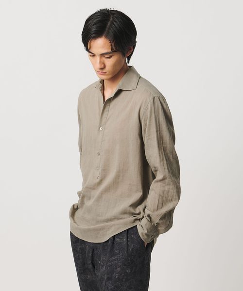 UNITED ARROWS/コードストライプ プルオーバー シャツ/シャツ / ブラウス