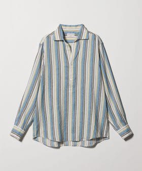UNITED ARROWS/ALBINI アルビニ  マルチストライプ プルオーバー シャツ/シャツ / ブラウス