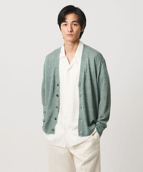 UNITED ARROWS/リネン/コットン ハイゲージ カーディガン/カーディガン / ボレロ