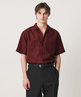 UNITED ARROWS/リネンキャンブリック ワンピースオープンカラーシャツ/シャツ / ブラウス