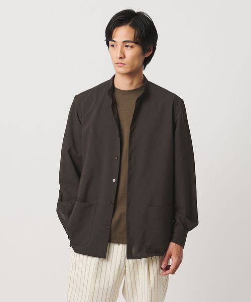 UNITED ARROWS/ハイツイスト バンドカラー チョアシャツ/シャツ / ブラウス
