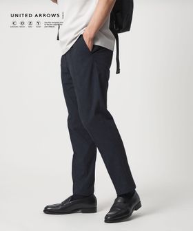 UNITED ARROWS/DotAir ドットエア サイドシャーリング 1プリーツ パンツ UA COZY ウォッシャブル ストレッチ 防しわ/スラックス