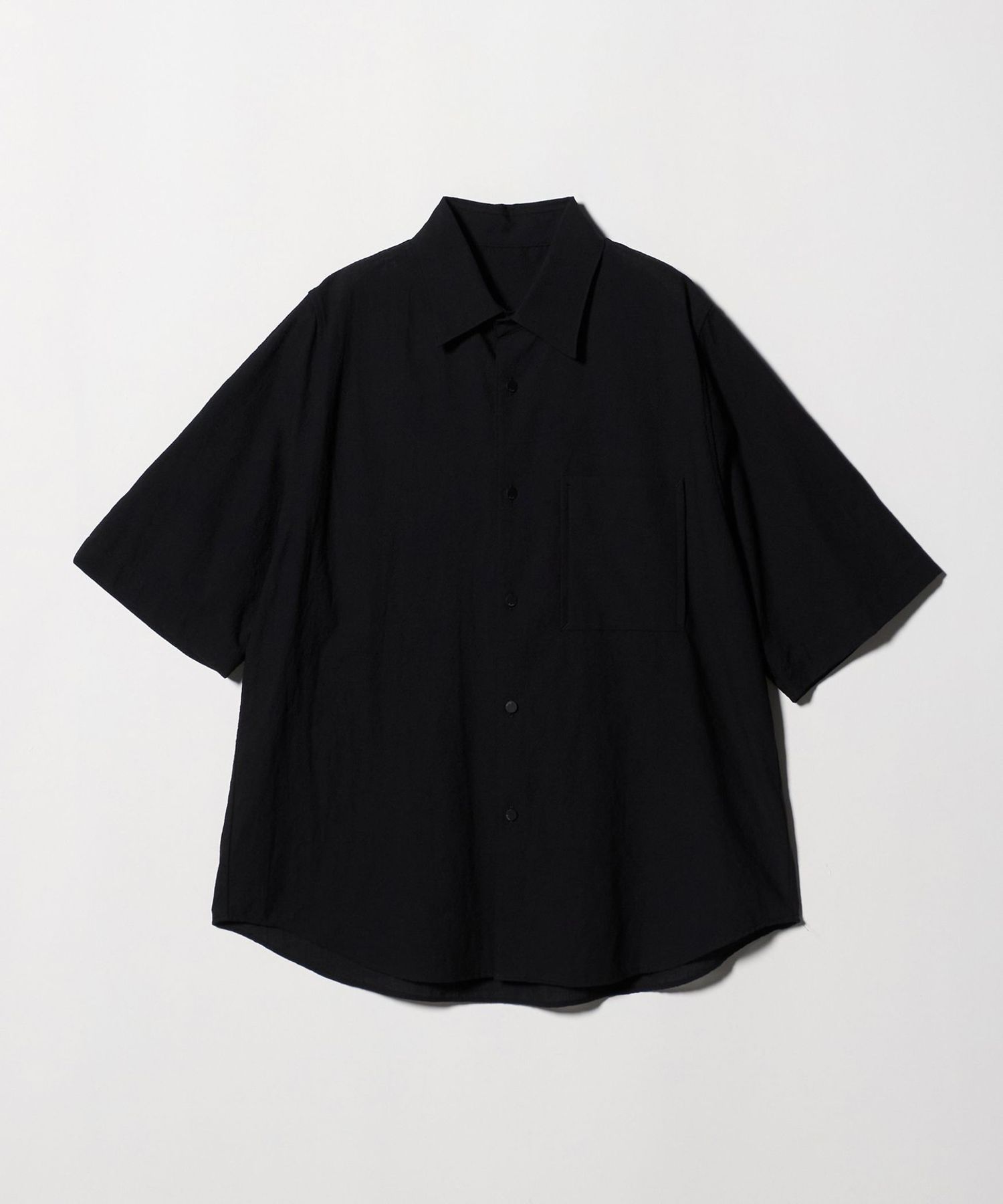 IRENISA＞EXTENDED YOKE HALF SLEEVE SHIRT/ハーフスリーブ シャツ