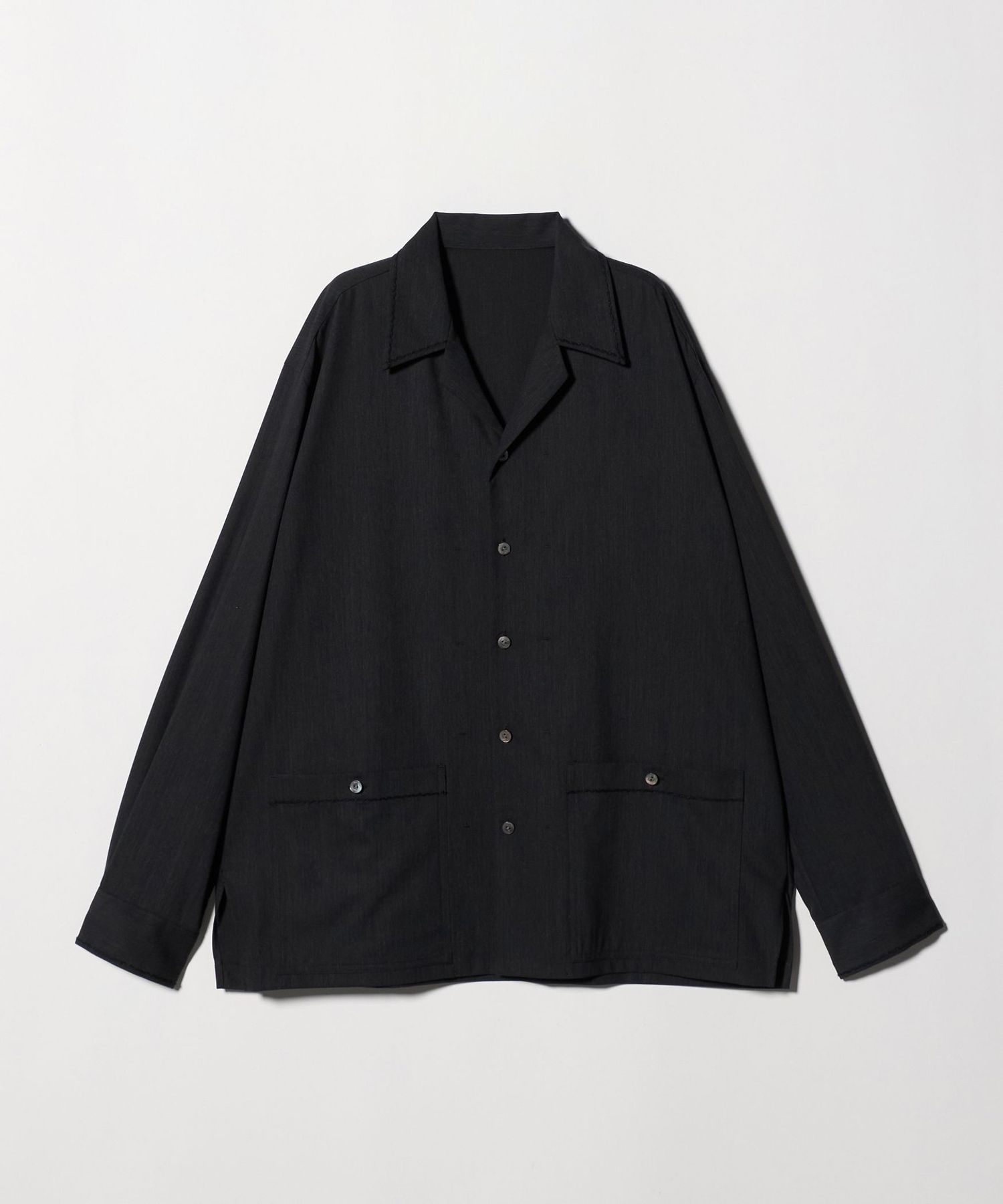 IRENISA＞OPEN COLLAR SHIRT/オープンカラーシャツ 訳あり アドーア 