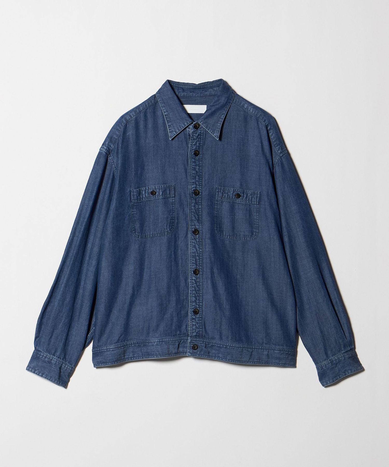 IRENISA＞BOXY SHIRT BLOUSON/デニム シャツブルゾン