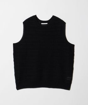 IRENISA/＜IRENISA＞LACE KNIT VEST/ニットベスト/ベスト