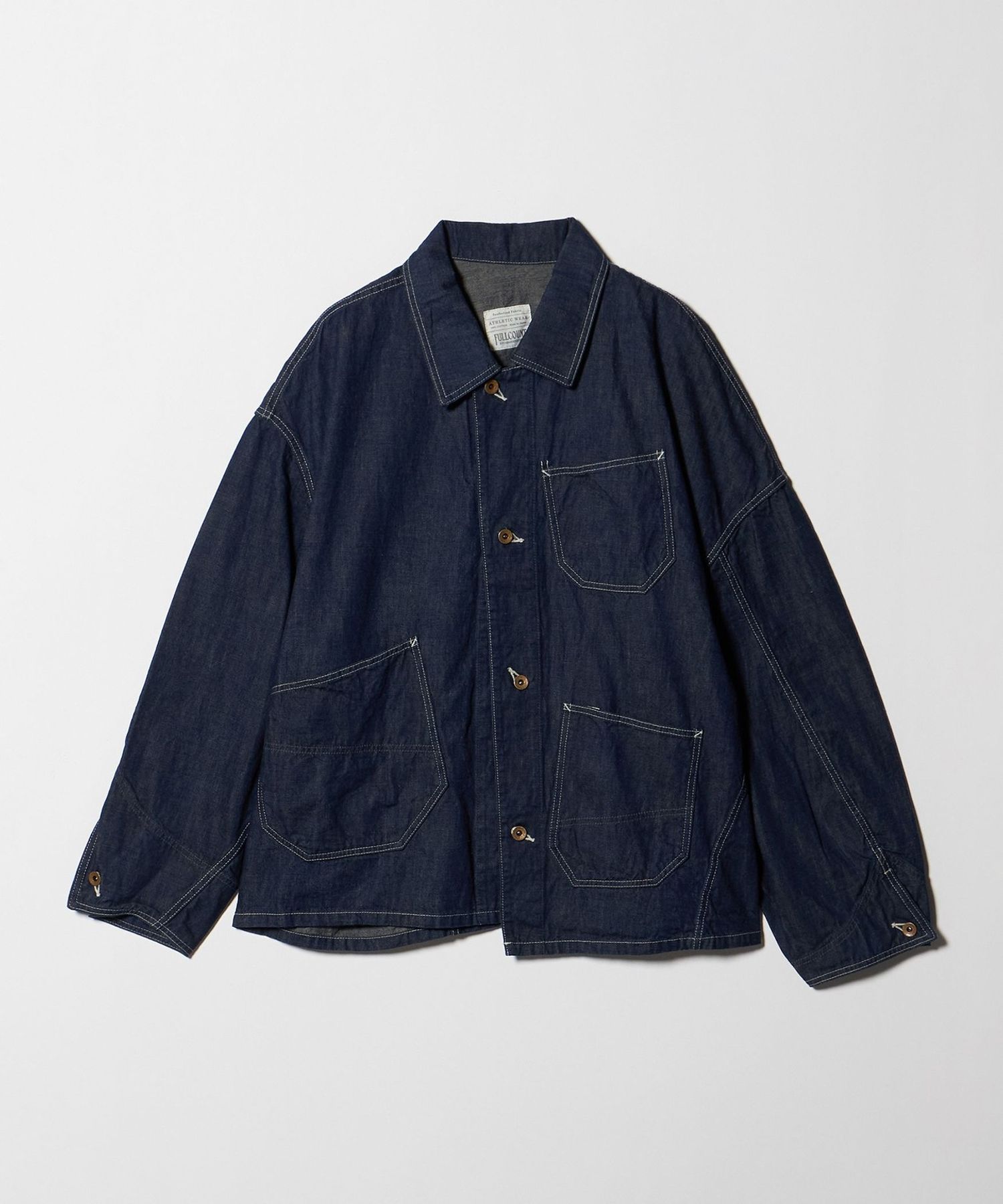 FUMITO GANRYU デニムジャケット FUMITO GANRYU＞Graffiti Chore Jacket/デニム チョアジャケット