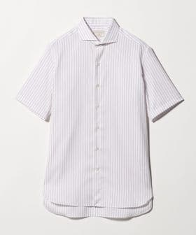UNITED ARROWS/イージーケア AG パナマ ショートスリーブ ストライプ カッタウェイカラーシャツ 抗菌防臭 通気性/シャツ / ブラウス