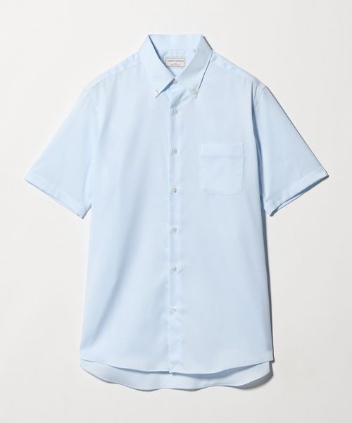 UNITED ARROWS/イージーケア AG パナマ ショートスリーブ ボタンダウンカラーシャツ 抗菌防臭 通気性/シャツ / ブラウス
