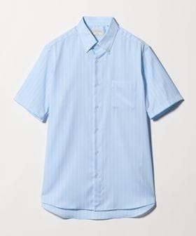 UNITED ARROWS/イージーケア AG パナマ ショートスリーブ ストライプ ボタンダウンカラーシャツ 抗菌防臭 通気性/シャツ / ブラウス