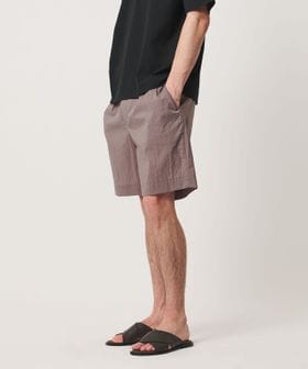 UNITED ARROWS/ワッシャーナイロン 2プリーツ サイドアジャスター ショーツ 撥水 ヨコストレッチ/ショート / ハーフパンツ