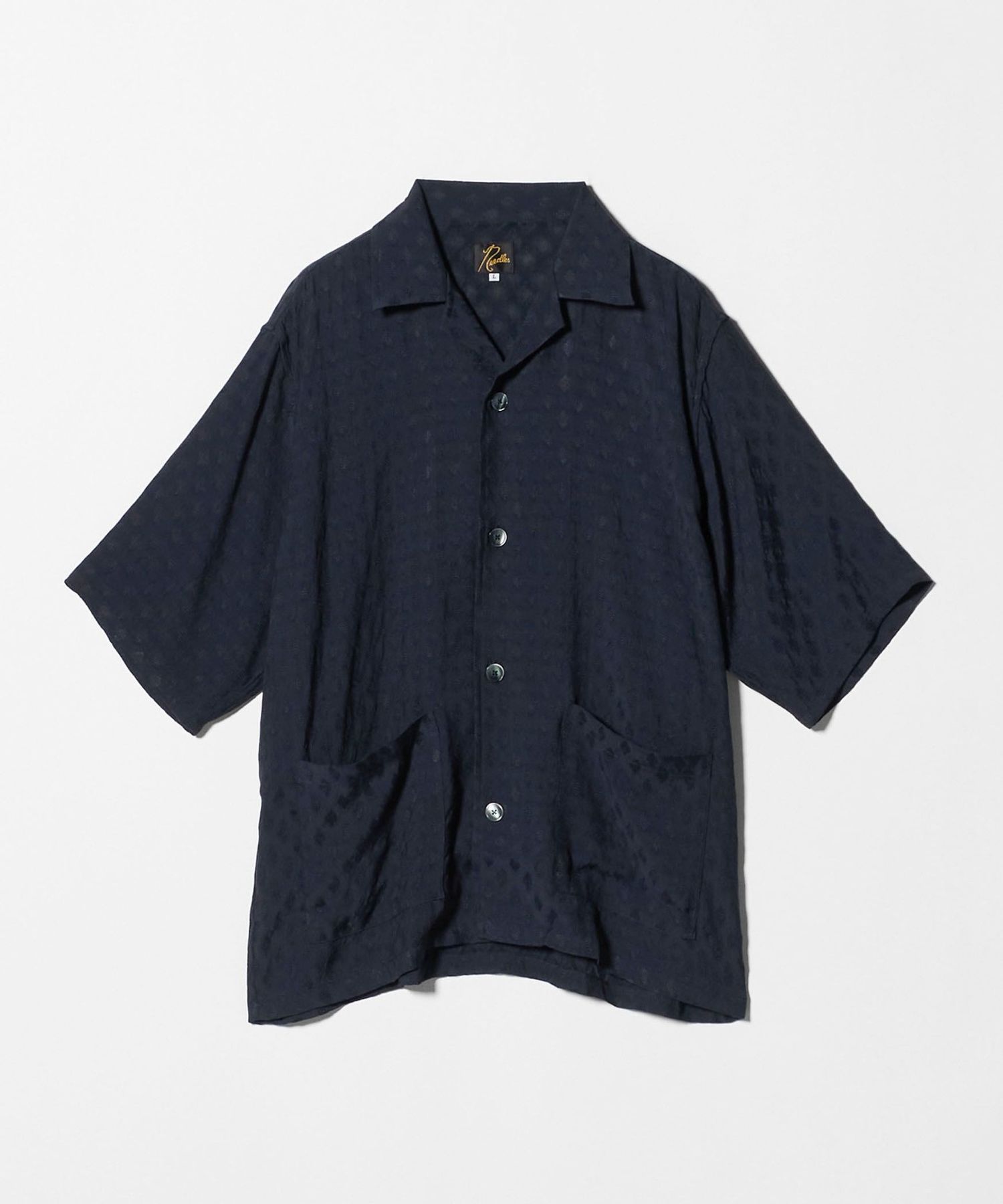 別注】＜NEEDLES＞Cabana Shirt/ダイヤモンド ジャガード カバナ シャツ
