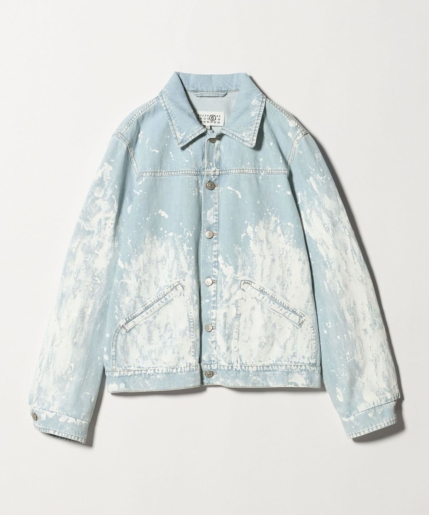 MM6 Maison Margiela＞ペイント デニム ジャケット