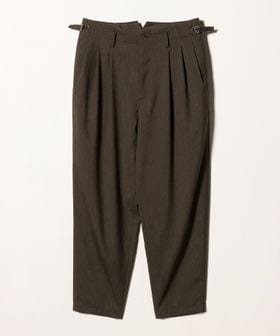 IRENISA/＜IRENISA＞THREE TUCKS TAPERED PANTS/3タック テーパード パンツ/スラックス