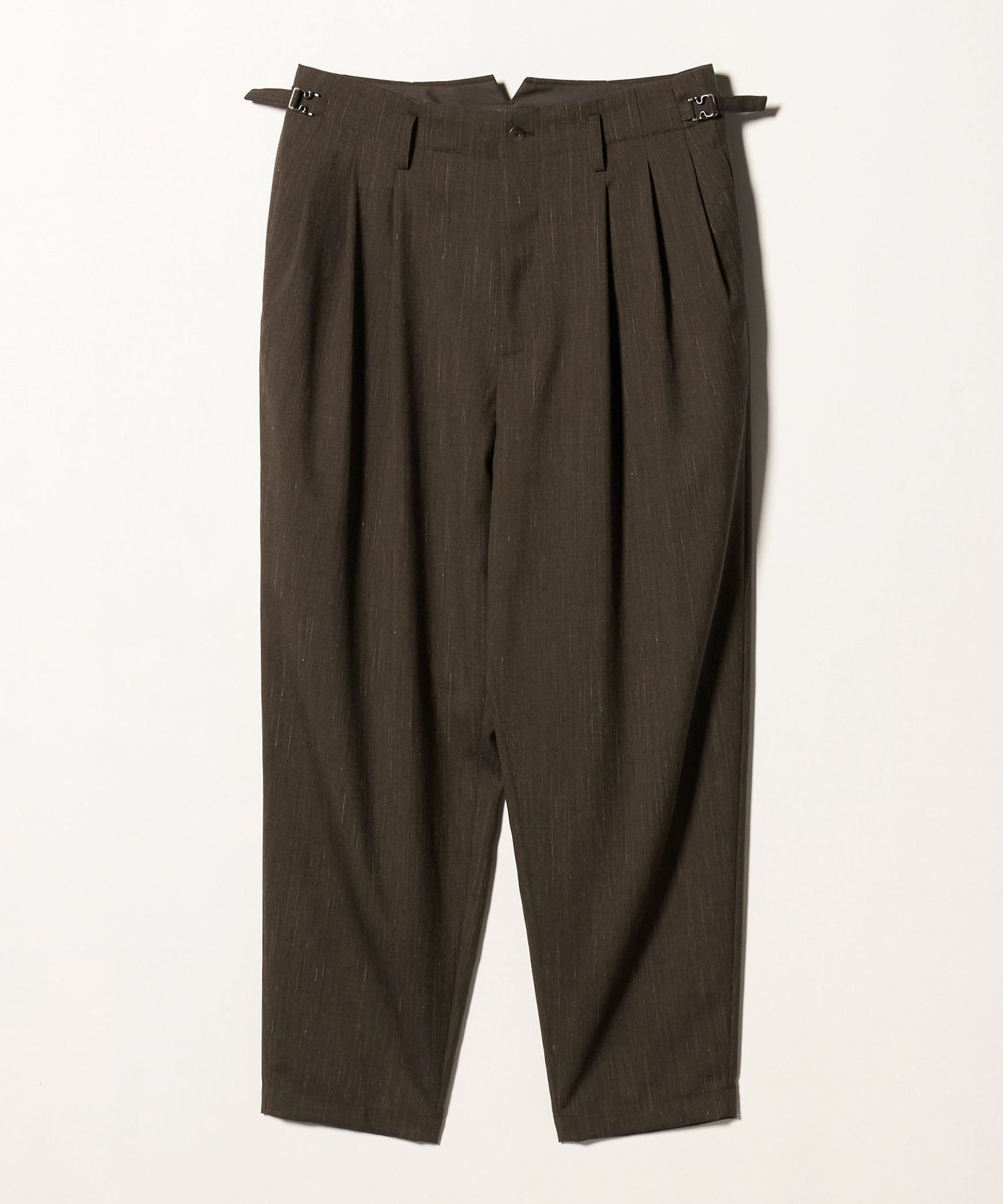 IRENISA＞THREE TUCKS TAPERED PANTS/3タック テーパード パンツ