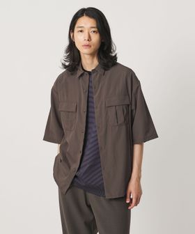 UNITED ARROWS/DotAir ドットエア ミリタリー ショートスリーブ シャツ 吸水速乾 タテストレッチ/シャツ / ブラウス