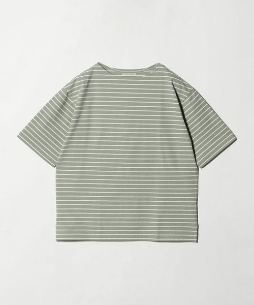 UNITED ARROWS/ジャガード ボーダー バスクシャツ/Tシャツ / カットソー