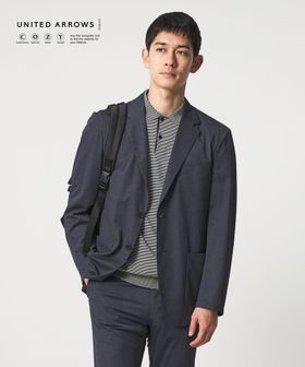 UNITED ARROWS/トリコット ソリッド シングル２ボタン テーラードジャケット UA COZY ウォッシャブル ストレッチ 通気性/セットアップ ジャケット