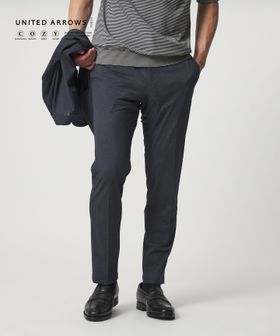 UNITED ARROWS/トリコット ソリッド ノープリーツ パンツ UA COZY ウォッシャブル ストレッチ 通気性/セットアップ パンツ