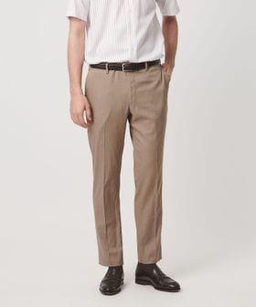 UNITED ARROWS/クールモーション ドビー サイドエクステンド ノープリーツスラックス COMFORT EASY‐MODEL　接触冷感　吸水速乾　ヨコストレッチ/スラックス