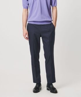 UNITED ARROWS/クールモーション ドビー サイドエクステンド ノープリーツスラックス COMFORT EASY‐MODEL　接触冷感　吸水速乾　ヨコストレッチ/スラックス
