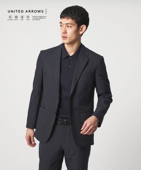UNITED ARROWS/COOL DOTS プリント シングル 2ボタン テーラードジャケット UA COZY ウォッシャブル 2WAYストレッチ/セットアップ ジャケット