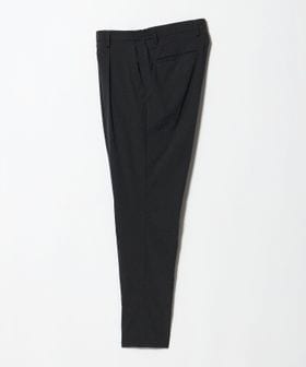 UNITED ARROWS/ウェザーコンフォート メランジ サイドシャーリング 1プリーツ パンツ 撥水 ヨコストレッチ/スラックス