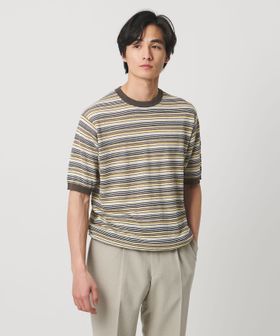 UNITED ARROWS/リネンコットン マルチボーダー ニット Tシャツ/ニット / セーター