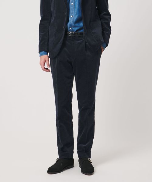 UNITED ARROWS/コーデュロイ 1プリーツ スラックス R―MODEL/セットアップ パンツ