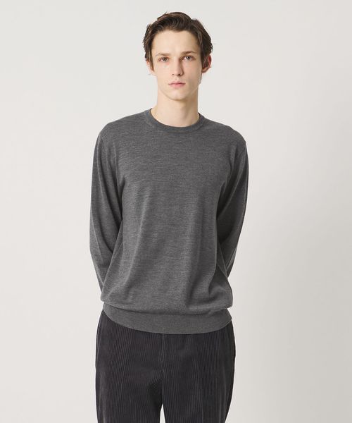 UNITED ARROWS/ハイゲージ クルーネック ニット/ニット / セーター