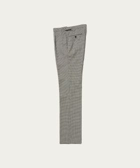 UNITED ARROWS/ハウンドトゥース サイドアジャスター １プリーツ スラックス/スラックス