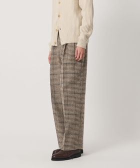District/＜District＞LOVAT チェック 2プリーツ ワイドパンツ/スラックス