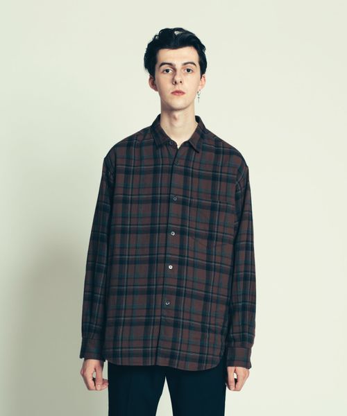 国産品 Aewen シャツ ダブルボタン チェック Matoph シャツ ブラウス 七分 長袖 Www Qiraatafrican Com