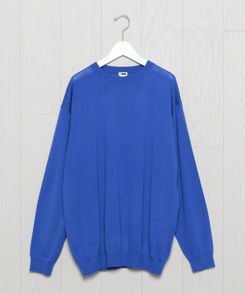 <H>CASHMERE RELAX CREW NECK PULLOVER/ニット