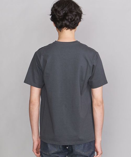 By Stable オーガニックコットン １ポケット Vネック Tシャツ