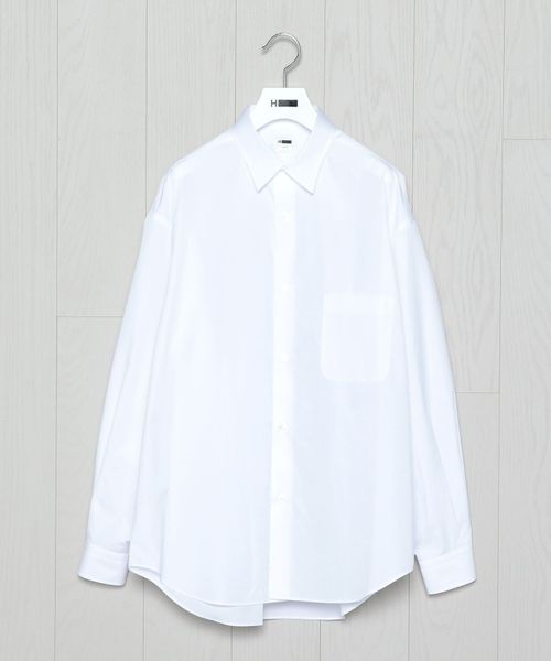 <H>BALLOON SLEEVE REGULAR COLLAR SHIRT/シャツ